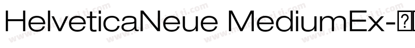 HelveticaNeue MediumEx字体转换